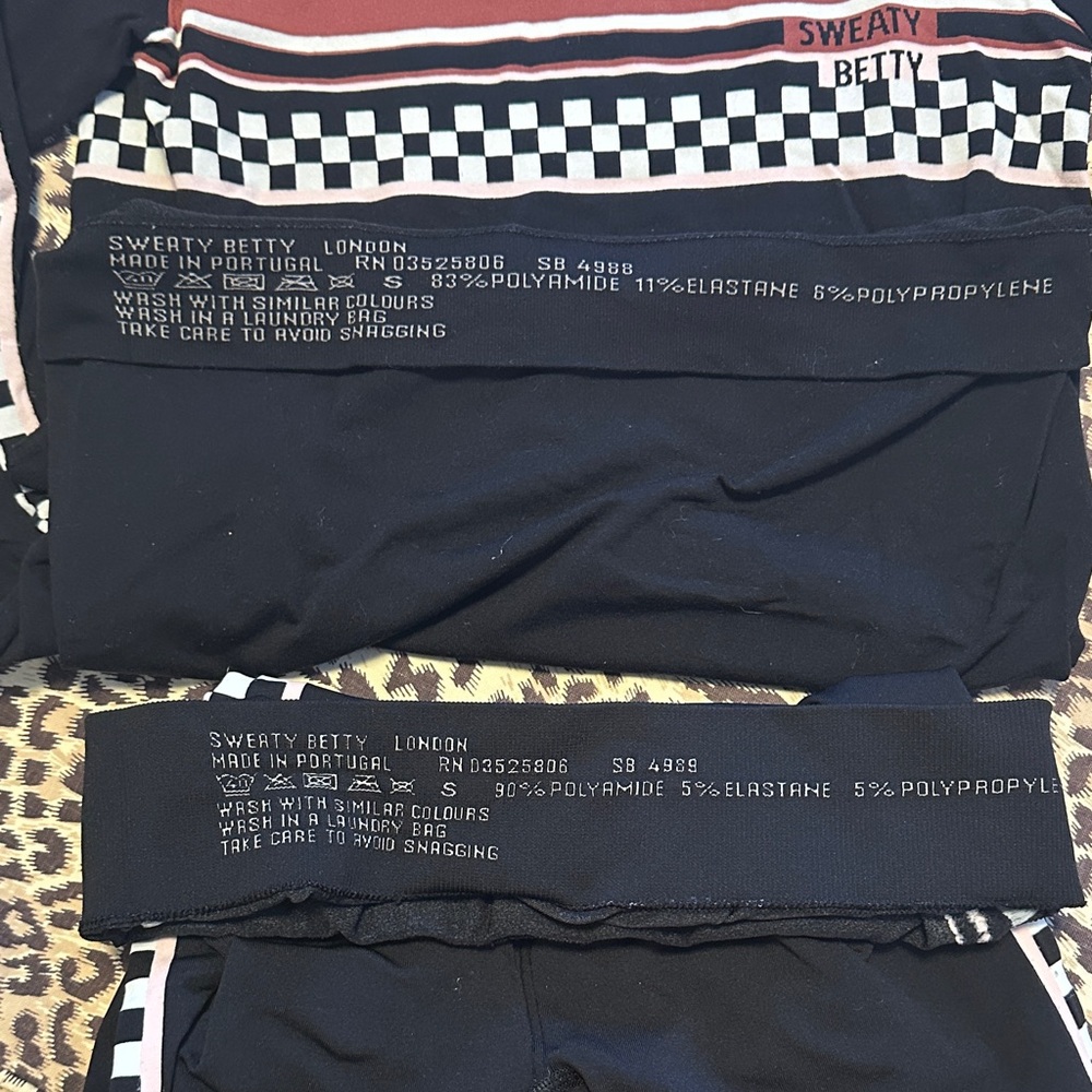 Stylish Sweaty Betty ski team base layer set - Picture 3 of 5